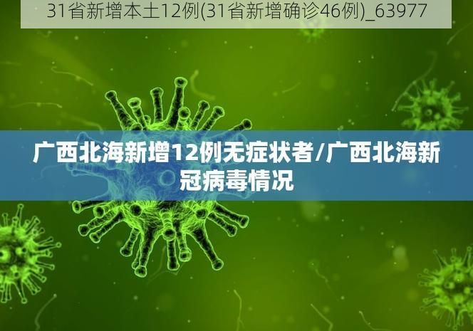 31省新增本土12例(31省新增确诊46例)_63977