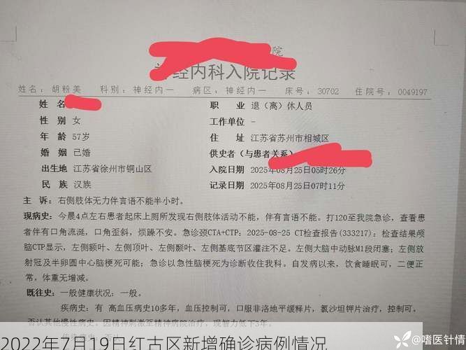 2022年7月19日红古区新增确诊病例情况
