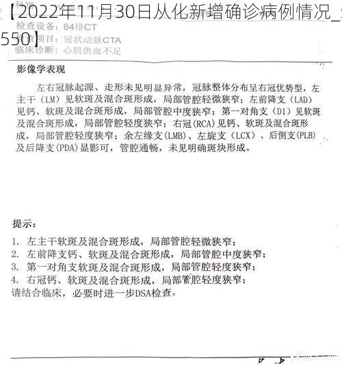 【2022年11月30日从化新增确诊病例情况_58550】