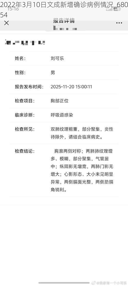2022年3月10日文成新增确诊病例情况_68054
