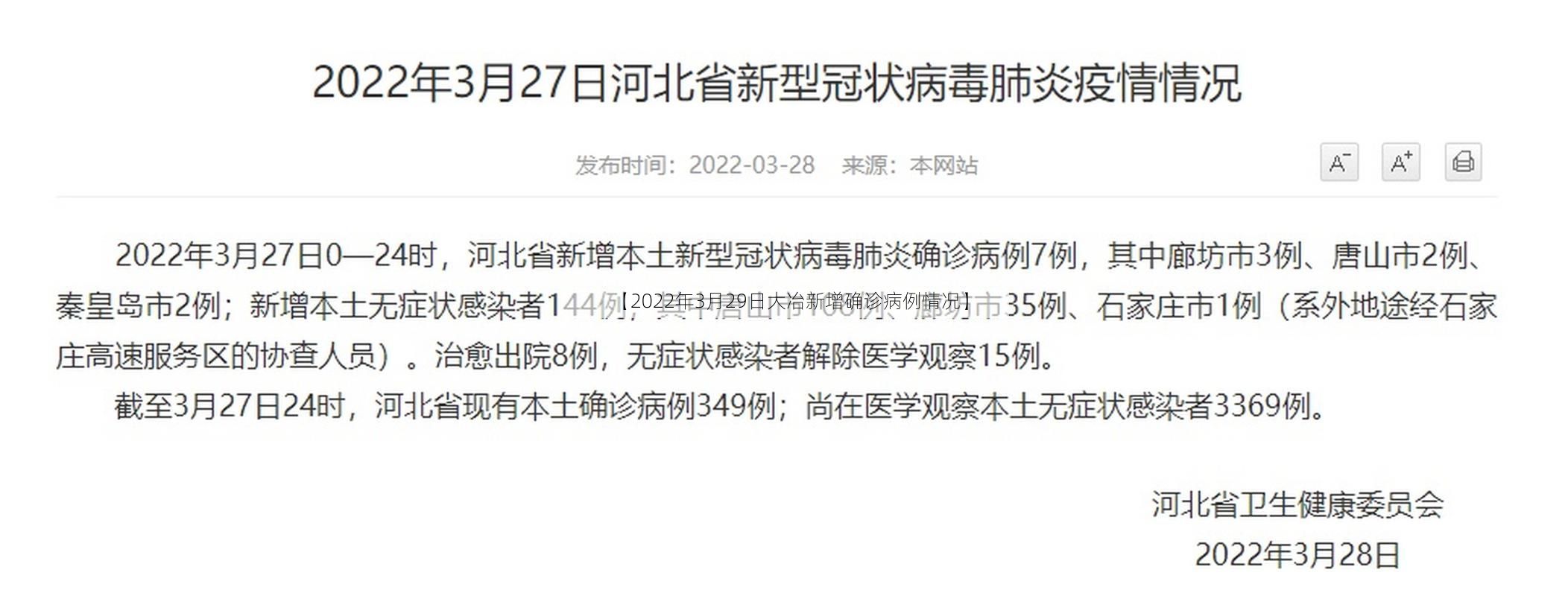 【2022年3月29日大冶新增确诊病例情况】