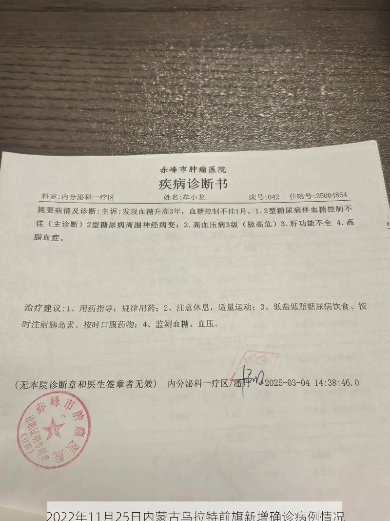 2022年11月25日内蒙古乌拉特前旗新增确诊病例情况