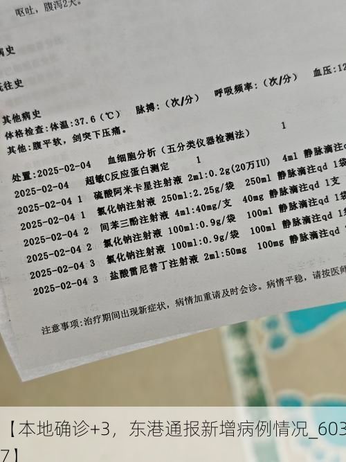 【本地确诊+3，东港通报新增病例情况_60367】