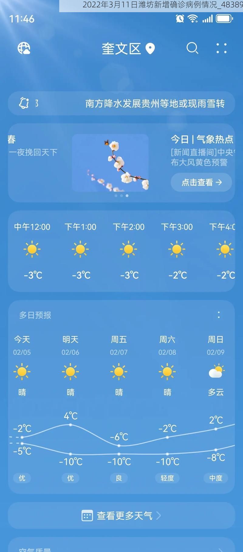 2022年3月11日潍坊新增确诊病例情况_48389