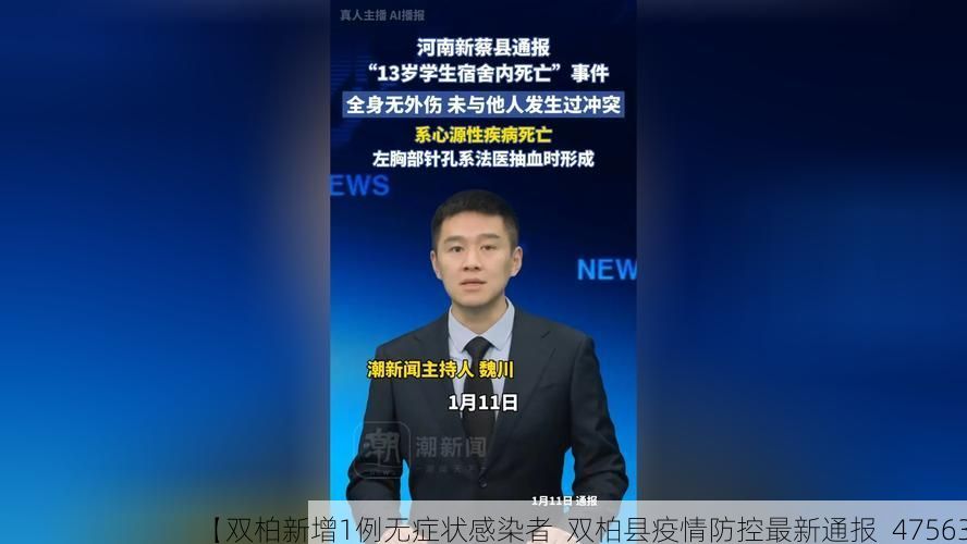 【双柏新增1例无症状感染者  双柏县疫情防控最新通报_47563】