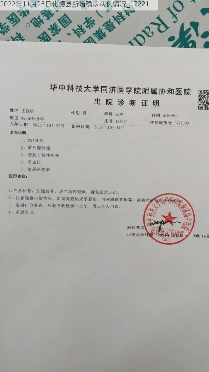 2022年11月25日化德县新增确诊病例情况_17221