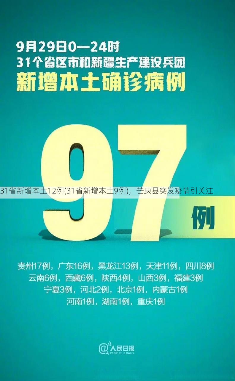 31省新增本土12例(31省新增本土9例)，芒康县突发疫情引关注