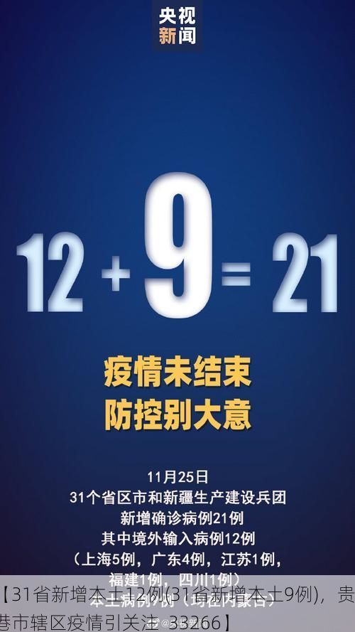 【31省新增本土12例(31省新增本土9例)，贵港市辖区疫情引关注_33266】