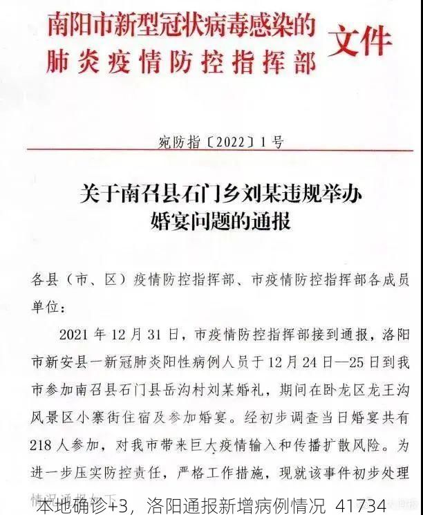 本地确诊+3，洛阳通报新增病例情况_41734