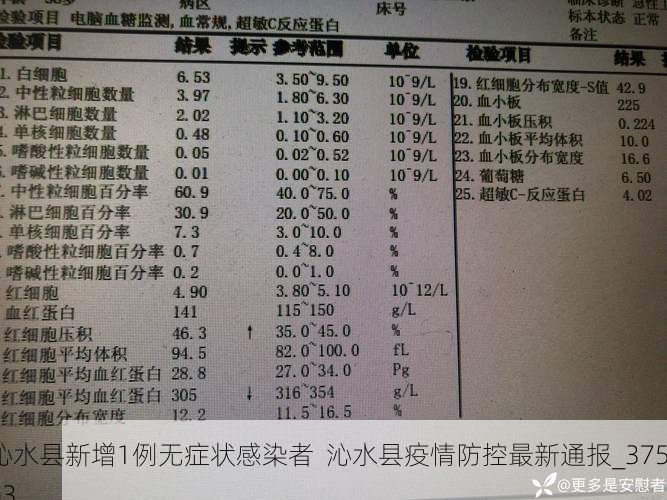 沁水县新增1例无症状感染者  沁水县疫情防控最新通报_37503