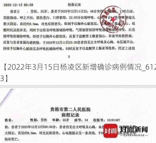 【2022年3月15日杨凌区新增确诊病例情况_61263】