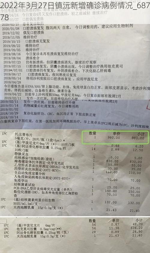 2022年3月27日镇沅新增确诊病例情况_68778