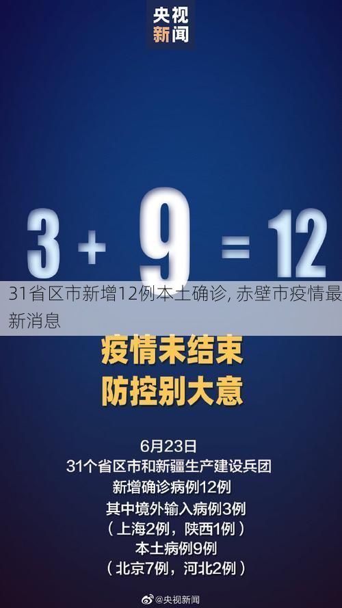 31省区市新增12例本土确诊, 赤壁市疫情最新消息