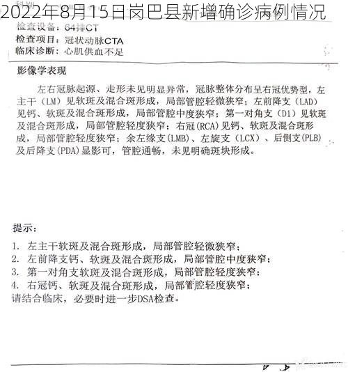 2022年8月15日岗巴县新增确诊病例情况