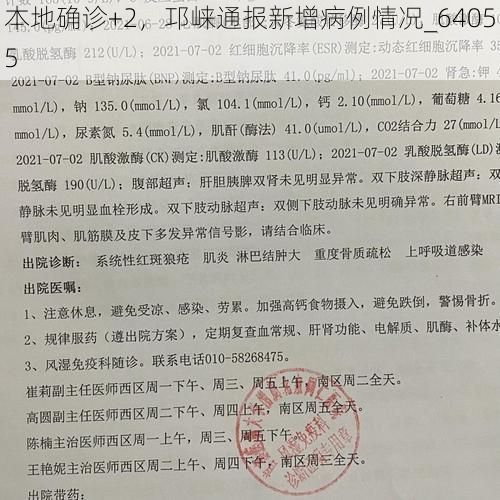本地确诊+2,邛崃通报新增病例情况_64055