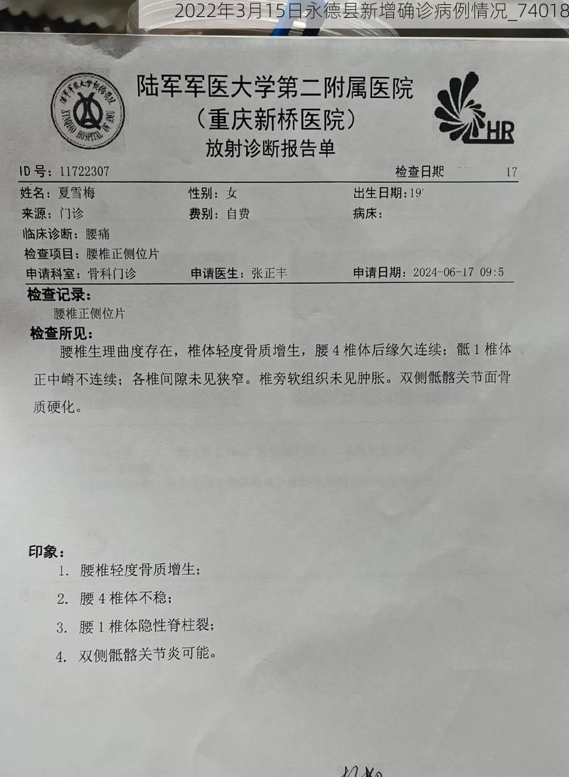 2022年3月15日永德县新增确诊病例情况_74018