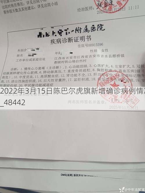 2022年3月15日陈巴尔虎旗新增确诊病例情况_48442