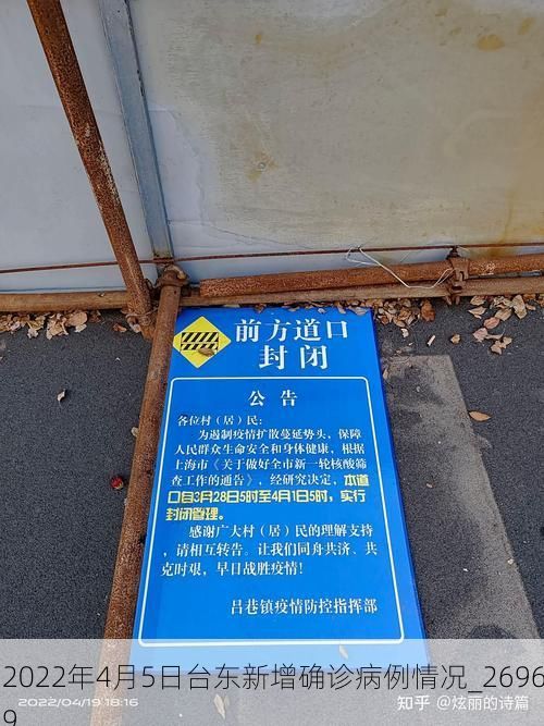 2022年4月5日台东新增确诊病例情况_26969