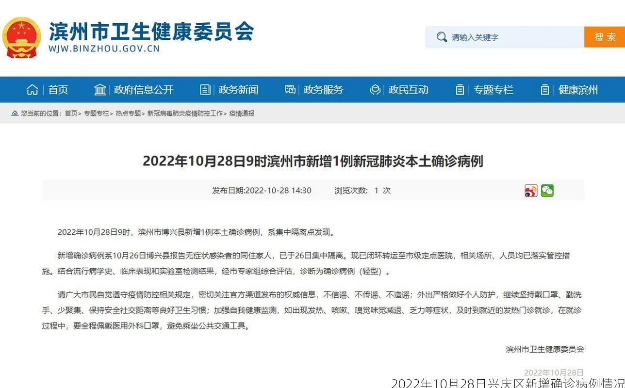 2022年10月28日兴庆区新增确诊病例情况