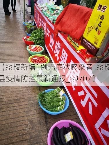 【绥棱新增1例无症状感染者  绥棱县疫情防控最新通报_59707】
