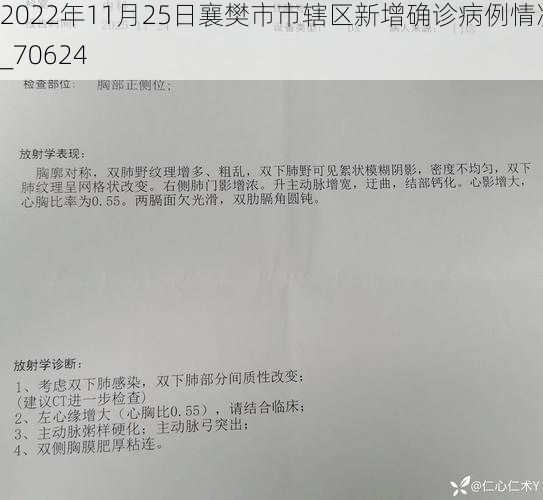 2022年11月25日襄樊市市辖区新增确诊病例情况_70624
