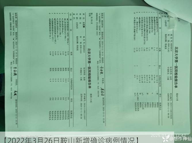 【2022年3月26日鞍山新增确诊病例情况】