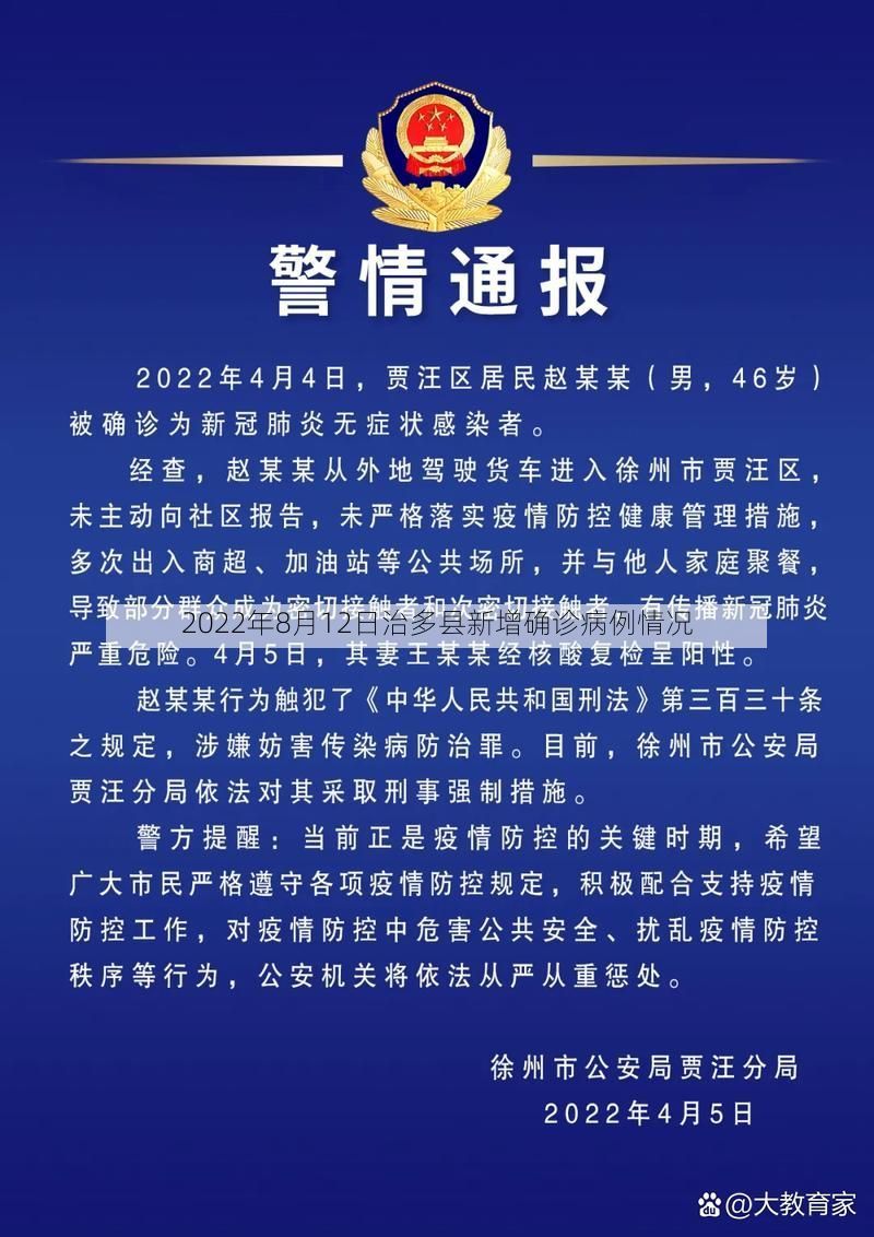 2022年8月12日治多县新增确诊病例情况