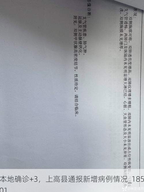 本地确诊+3，上高县通报新增病例情况_18501