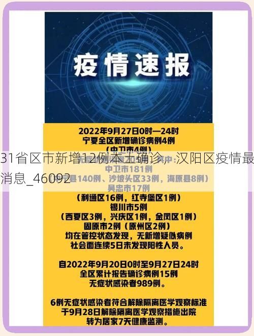 31省区市新增12例本土确诊，汉阳区疫情最新消息_46092