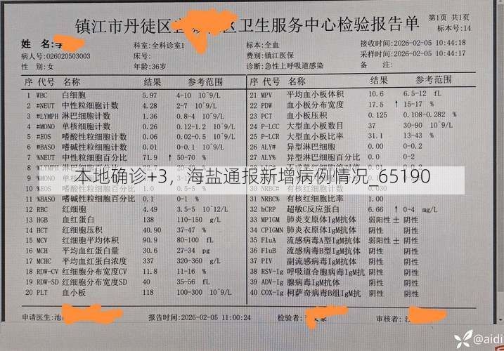 本地确诊+3，海盐通报新增病例情况_65190