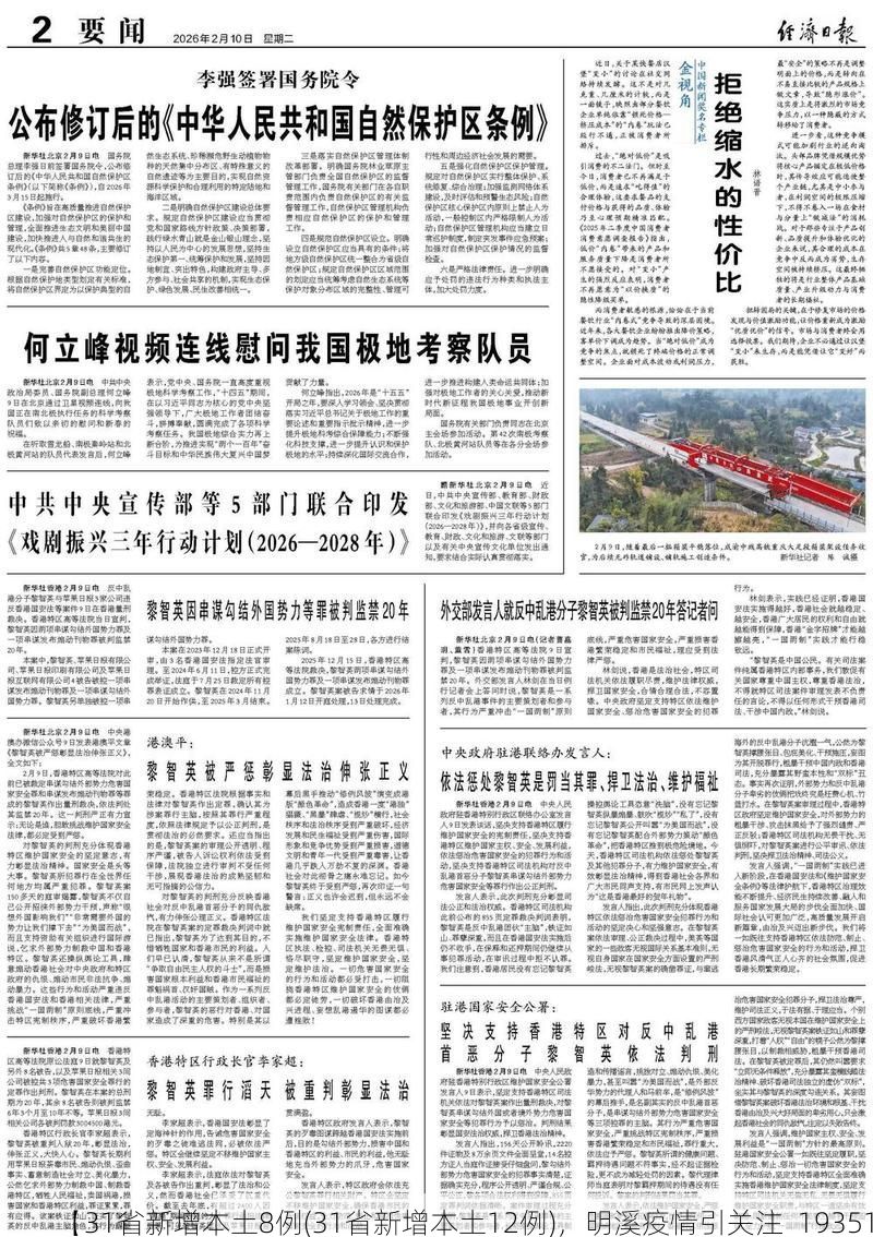 【31省新增本土8例(31省新增本土12例)，明溪疫情引关注_19351】