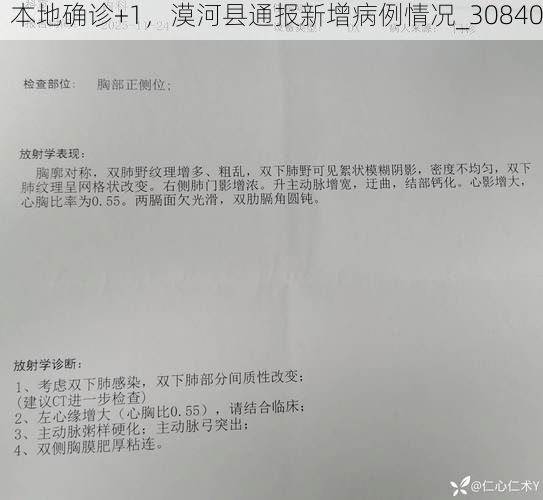 本地确诊+1，漠河县通报新增病例情况_30840