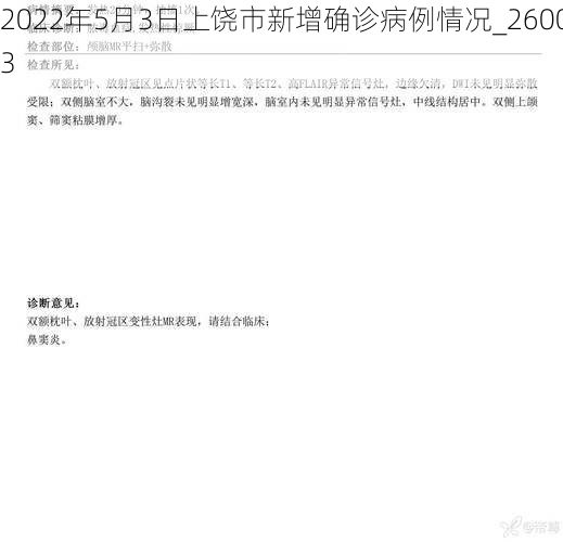 2022年5月3日上饶市新增确诊病例情况_26003