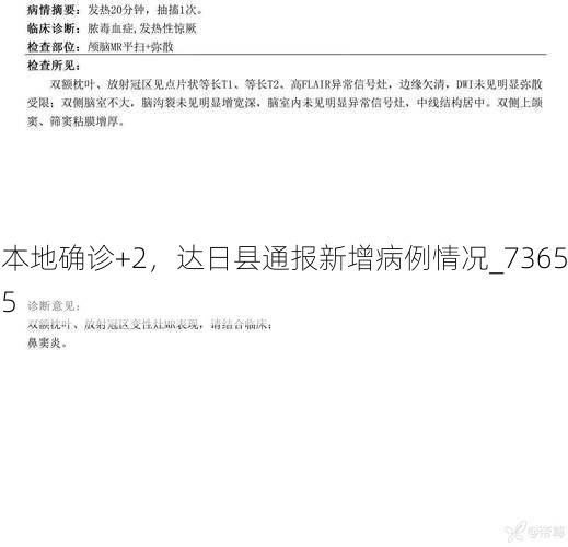 本地确诊+2，达日县通报新增病例情况_73655