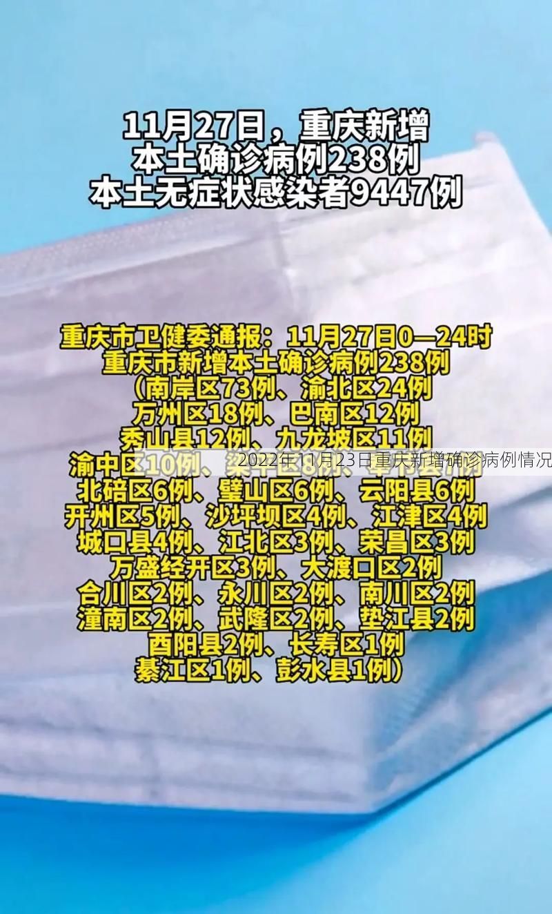 2022年11月23日重庆新增确诊病例情况