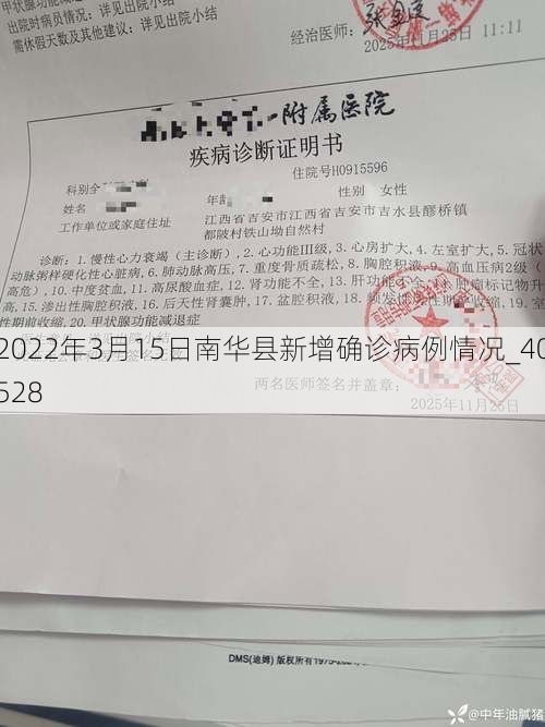 2022年3月15日南华县新增确诊病例情况_40528