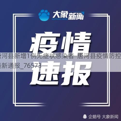 唐河县新增1例无症状感染者  唐河县疫情防控最新通报_76573