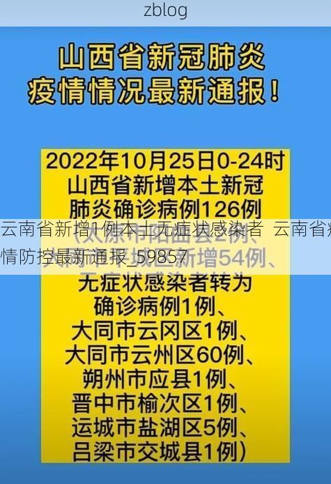 云南省新增1例本土无症状感染者  云南省疫情防控最新通报_59857