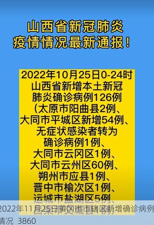 2022年11月25日黄冈市市辖区新增确诊病例情况_3860