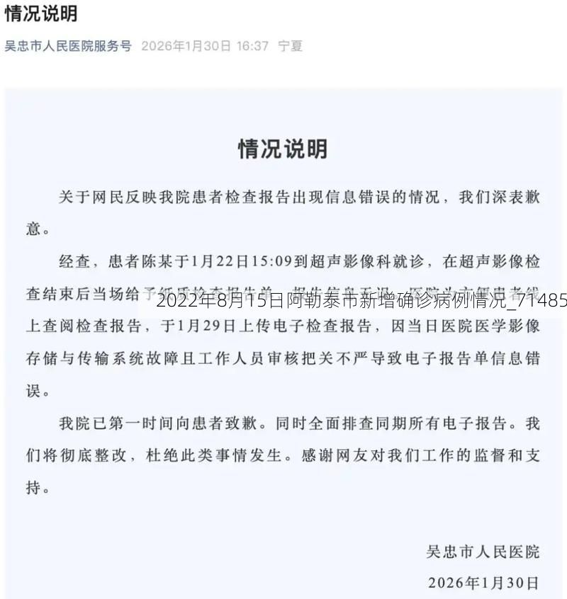 2022年8月15日阿勒泰市新增确诊病例情况_71485