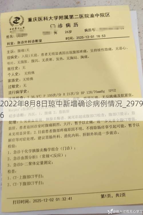 2022年8月8日琼中新增确诊病例情况_29796