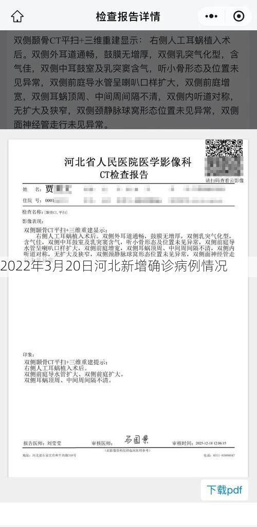 2022年3月20日河北新增确诊病例情况