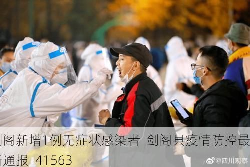 剑阁新增1例无症状感染者  剑阁县疫情防控最新通报_41563