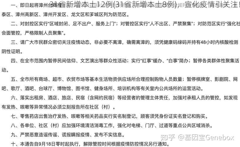 31省新增本土12例(31省新增本土8例),宣化疫情引关注!