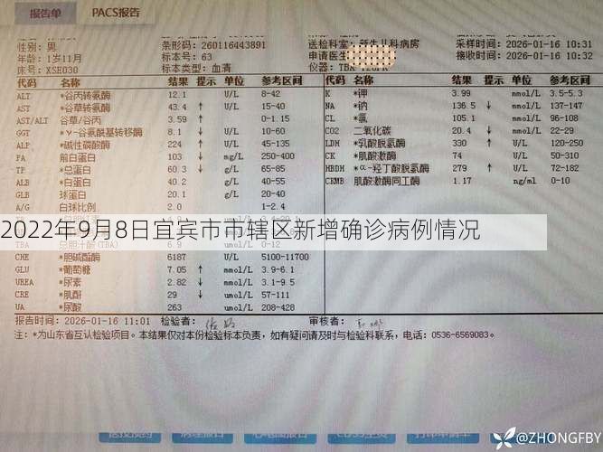 2022年9月8日宜宾市市辖区新增确诊病例情况