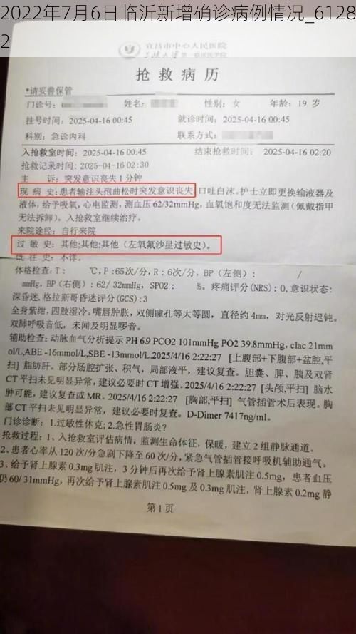 2022年7月6日临沂新增确诊病例情况_61282
