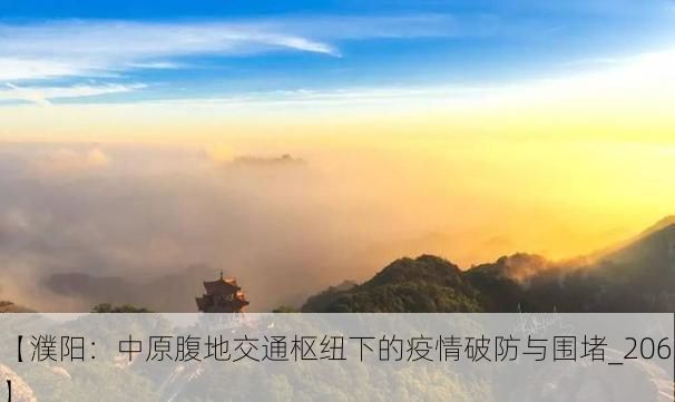 【濮阳：中原腹地交通枢纽下的疫情破防与围堵_20634】