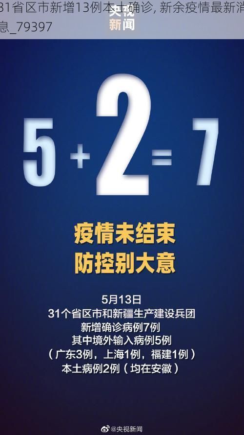 31省区市新增13例本土确诊, 新余疫情最新消息_79397