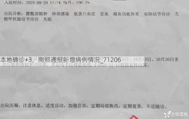 本地确诊+3，南郑通报新增病例情况_71206