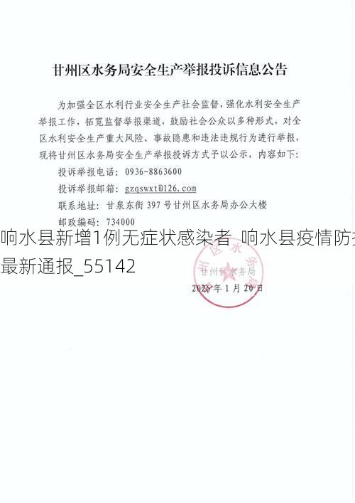 响水县新增1例无症状感染者  响水县疫情防控最新通报_55142